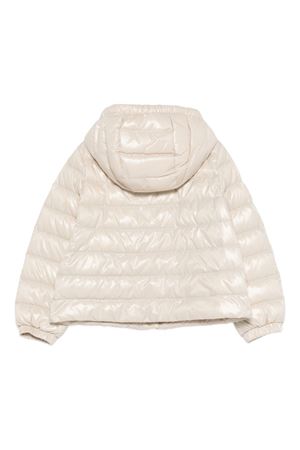 giubbotto in poliammide beige MONCLER KIDS | L19541A00022597Z820N